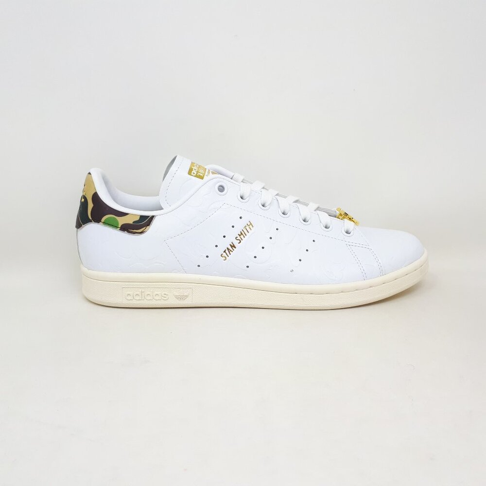 Adidas Stan Smith Bape 30th Anniversary IG1115 White Originals Shoe Sneaker Mens
